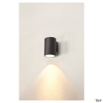 ENOLA ROUND L, single Outdoor, nástěnné LED svítidlo, antrac