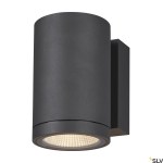 ENOLA ROUND M, single Outdoor, nástěnné LED svítidlo, antrac