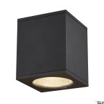 ENOLA SQUARE M, Outdoor, stropní LED svítidlo, antracitové