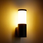 Eta LED Up 12,5W 500lm 3000K IP54 antracit