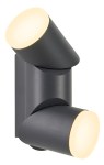 EVO LED Round Up/Down 12,5W 750lm 3000K IP54 antracit