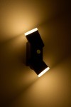 EVO LED Round Up/Down PIR 12,5W 750lm 3000K IP54 antracit