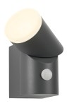 Evo LED Round Up PIR 8W 400lm 3000K IP54 antracit