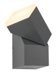 EVO LED Square Up 8W 400lm 3000K IP54 antracit