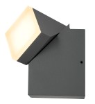 EVO LED Square Up 8W 400lm 3000K IP54 antracit