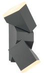 EVO LED Square Up/Down 12,5W 750lm 3000K IP54 antracit