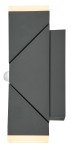 EVO LED Square Up/Down PIR 12,5W 750lm 3000K IP54 antracit