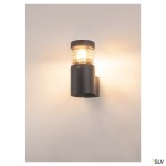 F-POL WALL LIGHT, round, anthracite, E27, max. 20W, IP54