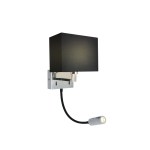 Fanes 3W LED + 8W E14W 150lm 3000K 220-240V IP20 chrome