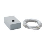 Feed-in 5 polig aluminium anodised IP20