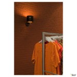 FENDA E27, Indoor, nástěnné svítidlo černé, bez stínítka