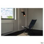 FENDA E27, Indoor, nástěnné svítidlo černé, bez stínítka