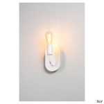 FITU FL, vnitřní nástěnné svítidlo, E27, bílá,max. 24W