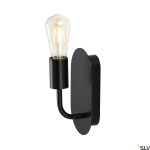 FITU WL, vnitřní nástěnné svítidlo, E27, černá, max. 24W
