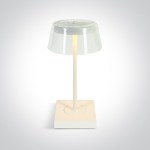 Flam LED 2,5W 100lm 2700K USB stmívatelné IP65 bílá