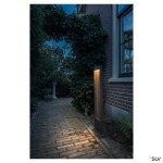 FLATT 100 400lm 3000/4000K 230V IP65 anthracite / brown