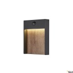 FLATT SENSOR 600lm 3000/4000K 230V IP54 anthracite / brown