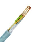 Flexibilní kabel pro měření a regulaci LiYY 5x0,14 šedý