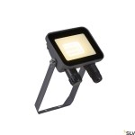 FLOODI S Wand- 9,3W 1040lm 100° ≥80 230V 3K IP65 anthracite