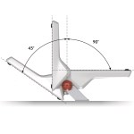 FORCA LED Mini 27W 3100lm 4000K ECG IP65, asym., šedý