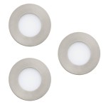 Fueva-C Set 3x3W BLUETOOTH/RGBW Ø85, nickel