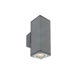 GARO III wall luminaire 2x10W MR16 2xGU10 IP54 šedá