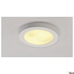 GL105 stropni kruhova sadra bila 230V E27 2x15W