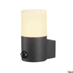 GRAFIT E27 round sensor, wall-mounted luminaires anthracite