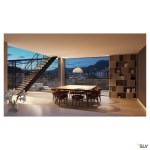 GRAZIA 10 LED Surface profile, flat, grooved, 2m, black