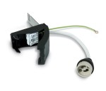 GU10 lampholder with loop connector