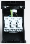 GU10 lampholder with loop connector