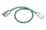 H.D.S. Trunk kabel 2x 6 RJ45 STP Cat.6a/Ea, aqua, 21.0m