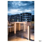H-POL, anthracite, double-headed, L/W/H 16.5/16.5/66 cm