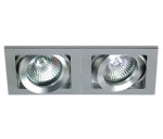 Helios-S/A2 2x50W GU5,3 MR16, 12V, IP20, aluminium