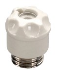 Hlavice E27 500V, porcelán