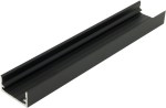 Hliníkový profil TBF D-2000mm Š-25mm V-12,5mm, černý