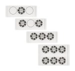 Horní/spodní ventil.jednotka,1x ventilátor,termostat,4U