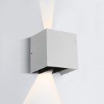 Icarus-S LED 2x3W 3000K 2x210lm, IP54, weiß