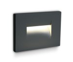 Ida 2 LED 3,6W, 3000K, 85lm, IP65, alu, antracit