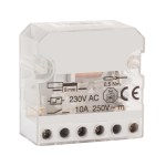 Impulzní relé do instalační krabice, 230 V AC, 10 A, 2Z