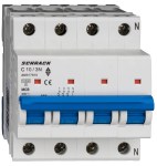 Instalační jistič AMPARO 10kA, C 10A, 3+N