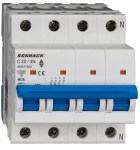 Instalační jistič AMPARO 10kA, C 20A, 3+N