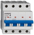 Instalační jistič AMPARO 10kA, C 40A, 3+N