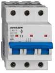 Instalační jistič AMPARO 10kA, C 50A, 3P