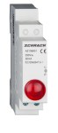 Instalační LED signálka AMPARO, červená, 230 V AC/DC