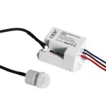 IR pohybové čidlo 230V 400W (LED) / 800W (konvekční zdroje)