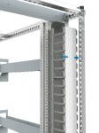 IS-1 cable manager vertical 45U RAL7035 lightgrey