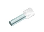 Izolovaná dutinka Cu 0,5/8 mm, bílá (100 ks)