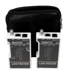 Jednoduchý tester kabeláže s LED displejem, RJ45/RJ11/koax