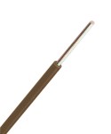 Jemný vodič s PVC izolací H05V-U 1mm2 hnědý